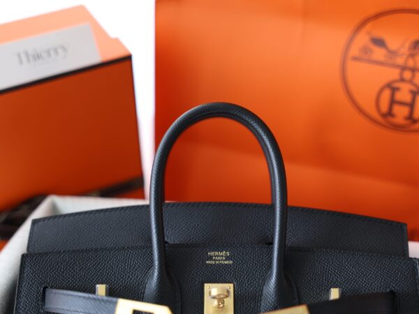 Birkin 25 Epsom Sellier Black GHW