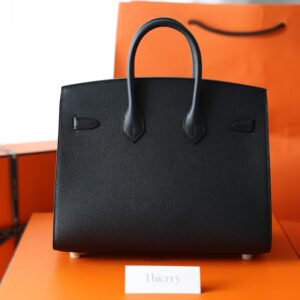 Birkin 25 Epsom Sellier Black GHW
