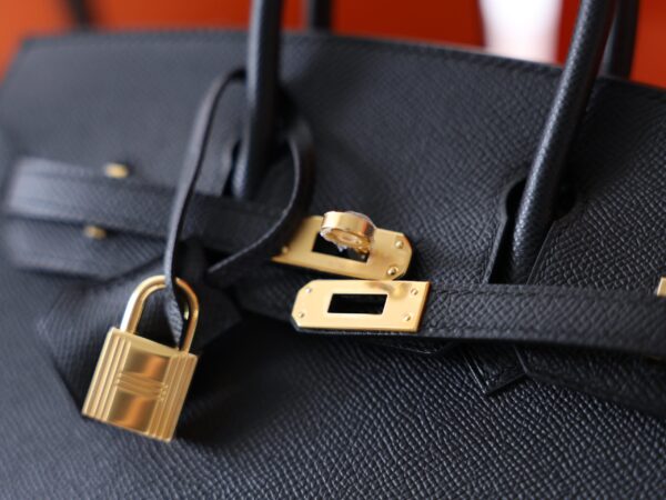 Birkin 25 Epsom Sellier Black GHW