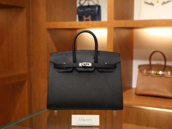 Birkin 25 Epsom Sellier Black PHW