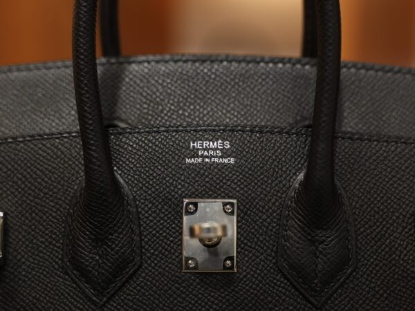 Birkin 25 Epsom Sellier Black PHW