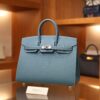 Birkin 25 Epsom Sellier Bleu Jean PHW