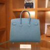 Birkin 25 Epsom Sellier Bleu Jean PHW