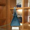 Birkin 25 Epsom Sellier Bleu Jean PHW