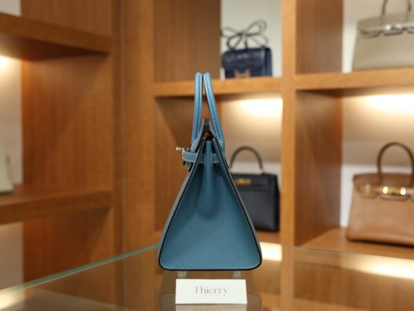 Birkin 25 Epsom Sellier Bleu Jean PHW