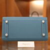 Birkin 25 Epsom Sellier Bleu Jean PHW
