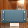 Birkin 25 Epsom Sellier Bleu Jean PHW