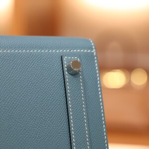 Birkin 25 Epsom Sellier Bleu Jean PHW