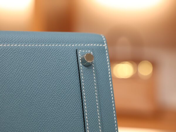 Birkin 25 Epsom Sellier Bleu Jean PHW