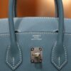Birkin 25 Epsom Sellier Bleu Jean PHW