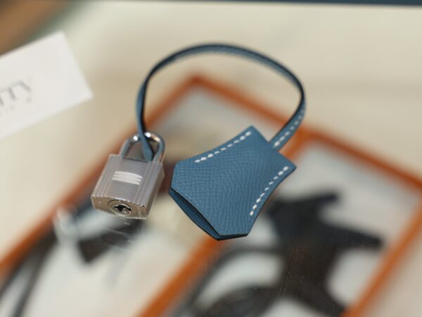 Birkin 25 Epsom Sellier Bleu Jean PHW