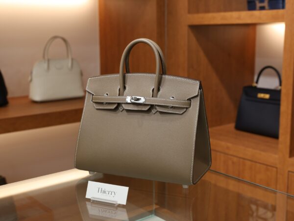 버킨 25 앱송 셀리에 에토프 은장 001_139A8735 Birkin 25 Epsom Sellier Etoupe PHW