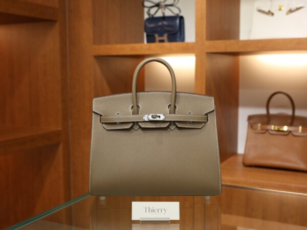 Birkin 25 Epsom Sellier Etoupe PHW