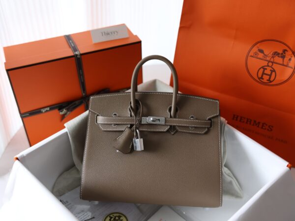 Birkin 25 Epsom Sellier Etoupe PHW