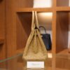 Birkin 25 Ostrich Chai GHW