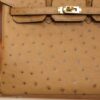 Birkin 25 Ostrich Chai GHW