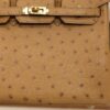 Birkin 25 Ostrich Chai GHW
