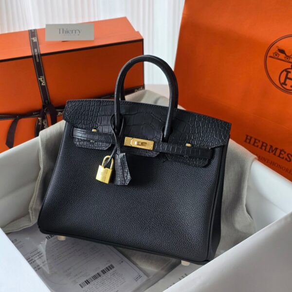 Birkin 25 Touch Matte Black GHW