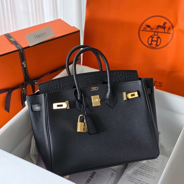 Birkin 25 Touch Matte Black GHW