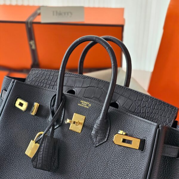 Birkin 25 Touch Matte Black GHW