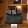Birkin 25 Touch Matte Black PHW
