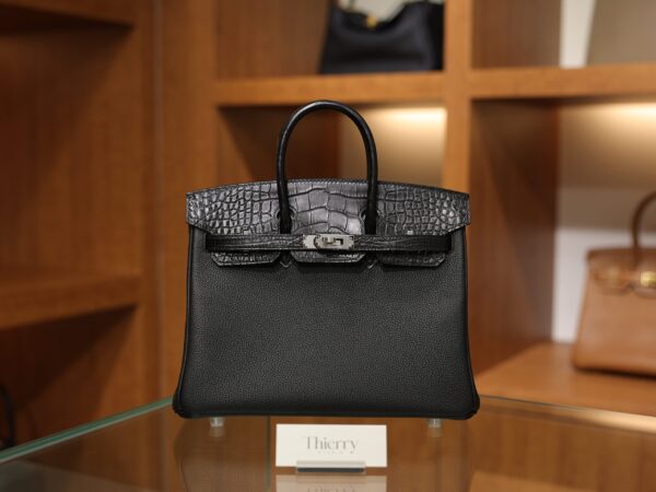 Birkin 25 Touch Matte Black PHW