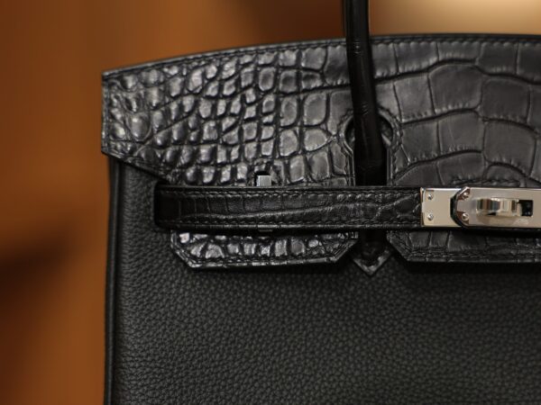Birkin 25 Touch Matte Black PHW