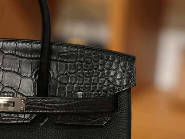 Birkin 25 Touch Matte Black PHW