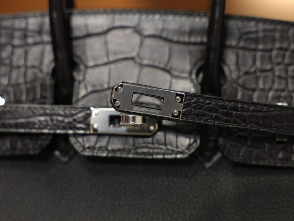 Birkin 25 Touch Matte Black PHW