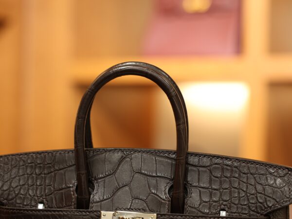 Birkin 25 Touch Matte Chocolate PHW
