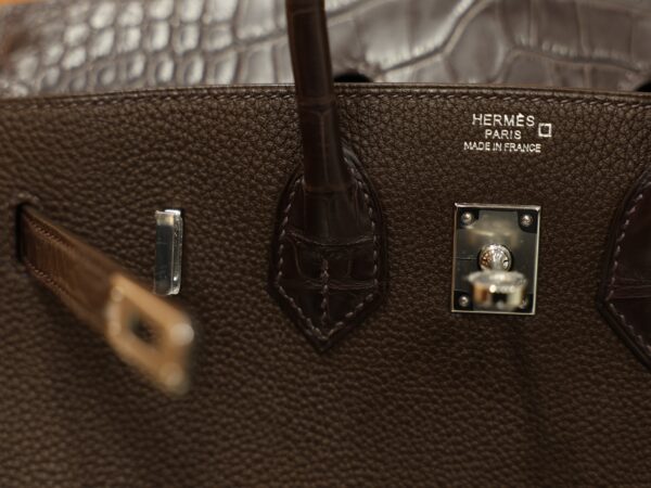 Birkin 25 Touch Matte Chocolate PHW