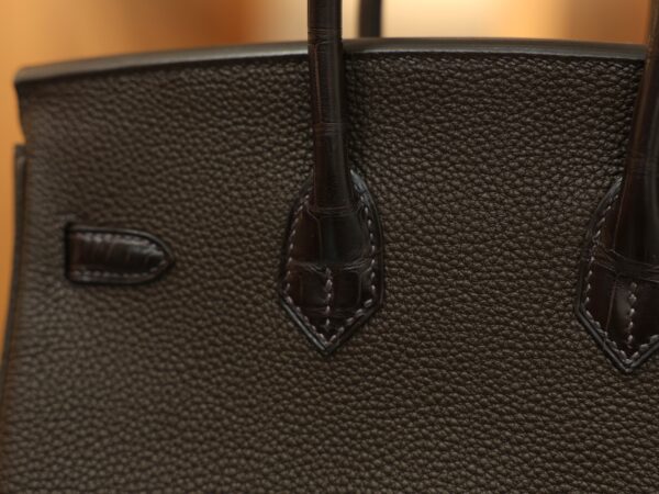 Birkin 25 Touch Matte Chocolate PHW