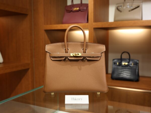 Birkin 25 Togo Gold GHW