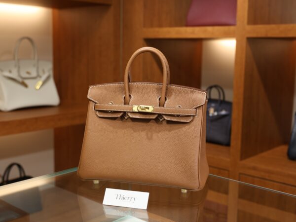 Birkin 25 Togo Gold GHW