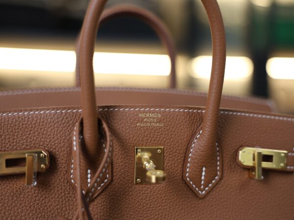Birkin 25 Togo Gold GHW