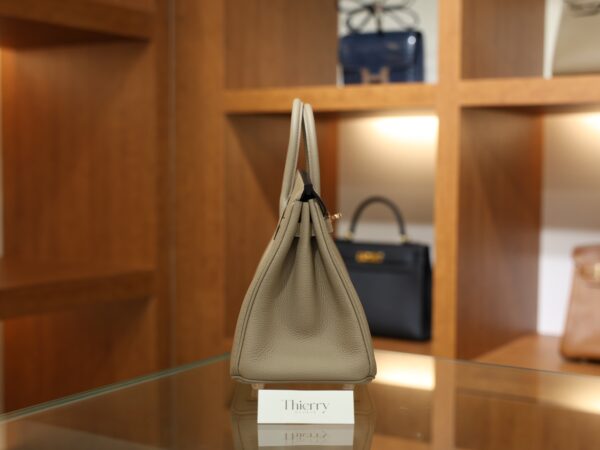Birkin 25 Togo Gris Tourterelle RGHW