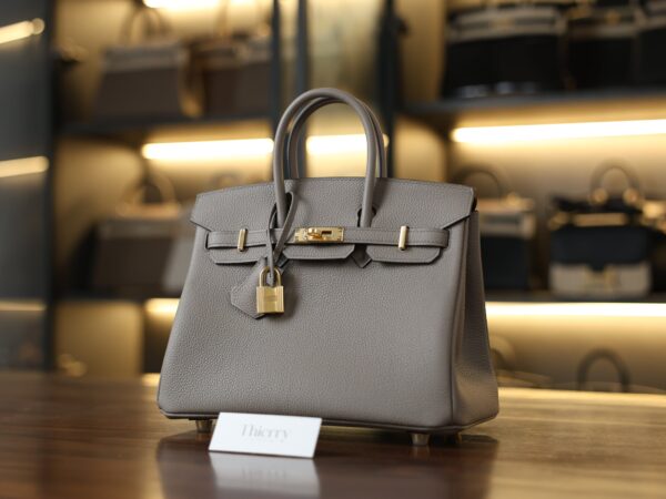 Birkin 25 Togo Gris Asphalte GHW