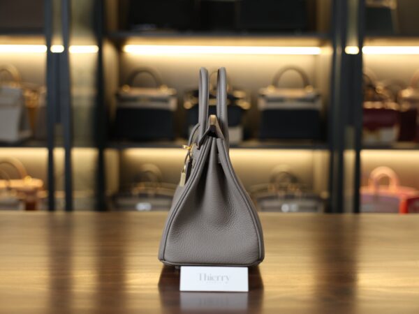 Birkin 25 Togo Gris Asphalte GHW
