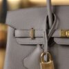 Birkin 25 Togo Gris Asphalte GHW