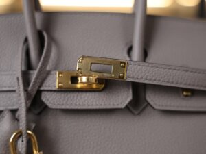 Birkin 25 Togo Gris Asphalte GHW