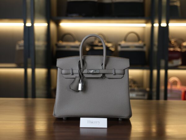 Birkin 25 Togo Gris Asphalte PHW