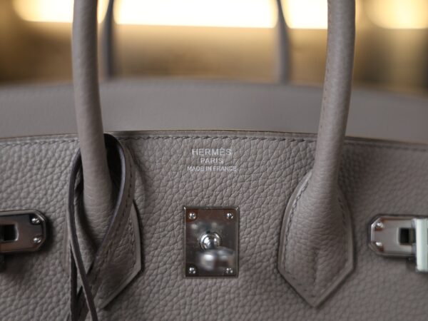 Birkin 25 Togo Gris Asphalte PHW