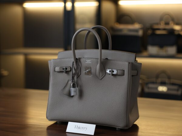 Birkin 25 Togo Gris Asphalte PHW
