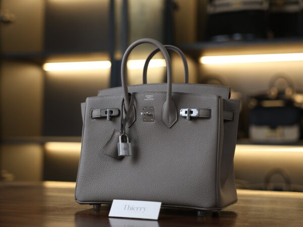Birkin 25 Togo Gris Asphalte PHW