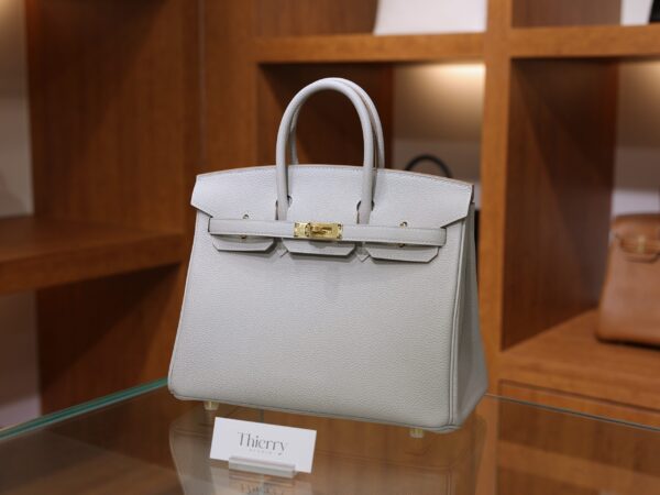 버킨 25 토고 그리스 펄 금장 001_SBJ_8162 Birkin 25 Togo Gris Perle GHW