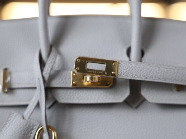 Birkin 25 Togo Gris Perle GHW