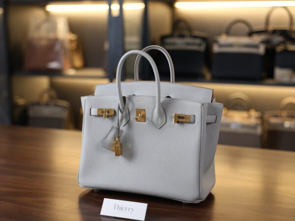 Birkin 25 Togo Gris Perle GHW