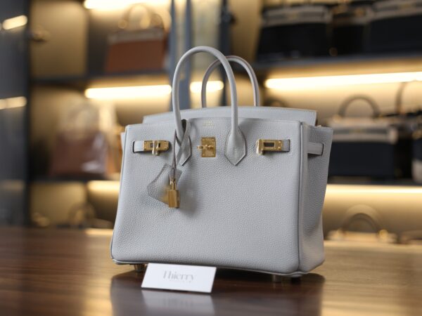 Birkin 25 Togo Gris Perle GHW