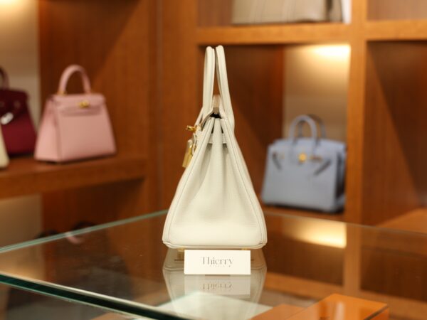 Birkin 25 Togo Craie GHW