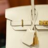 Birkin 25 Togo Craie GHW